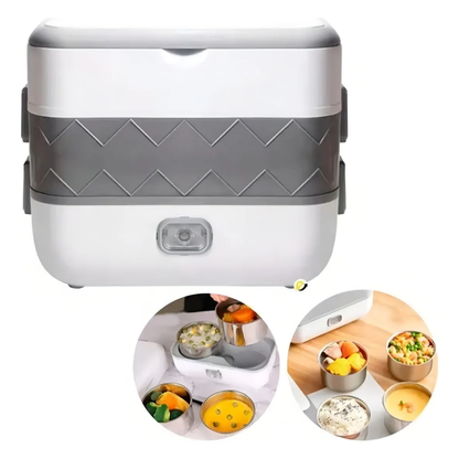 Lonchera Eléctrica Recalentadora con Aislamiento Térmico