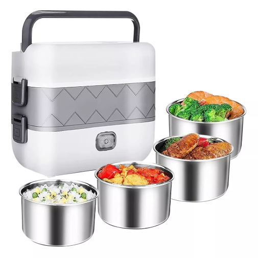 Lonchera Eléctrica Recalentadora con Aislamiento Térmico